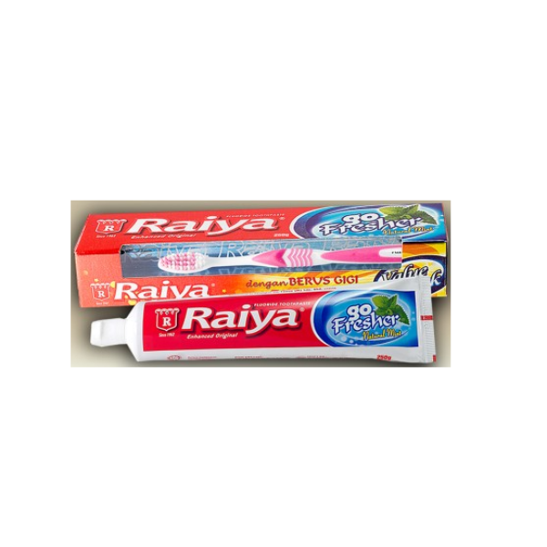 RAIYA TOOTHPASTE WITH TOOTHBRUSH 250G