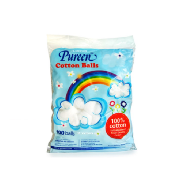 PUREEN COTTON BALL 100'SX2'S