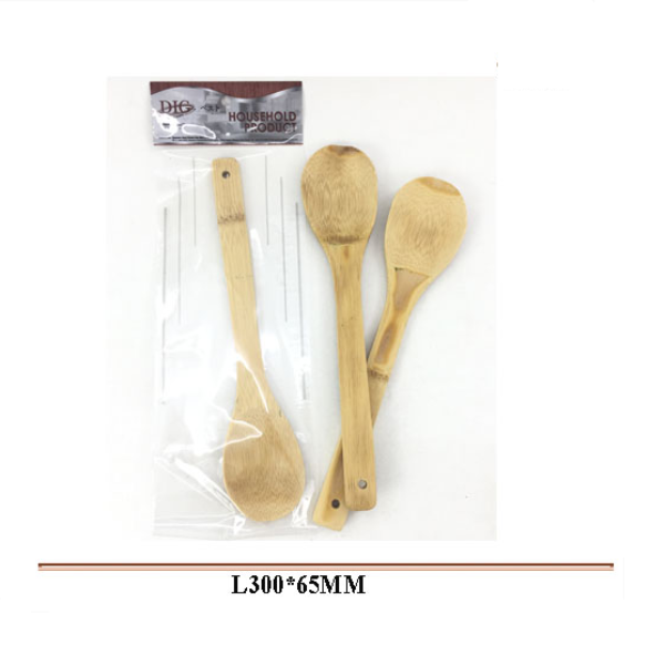 DIG BAMBOO RICE SPOON 30X6.5CM