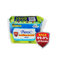 PUREEN BABY WIPES ANTIBACTERIAL (FRAGRANCE FREE)