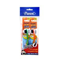 PUREEN KIDS TOOTBRUSH CHARCOAL 2-6YRS KIDTB1C