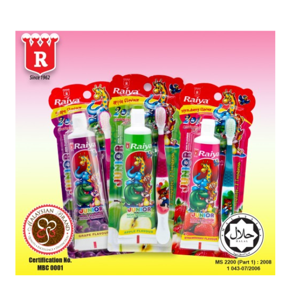 RAIYA JUNIOR TOOTHPASTE WITH GIFT 75G