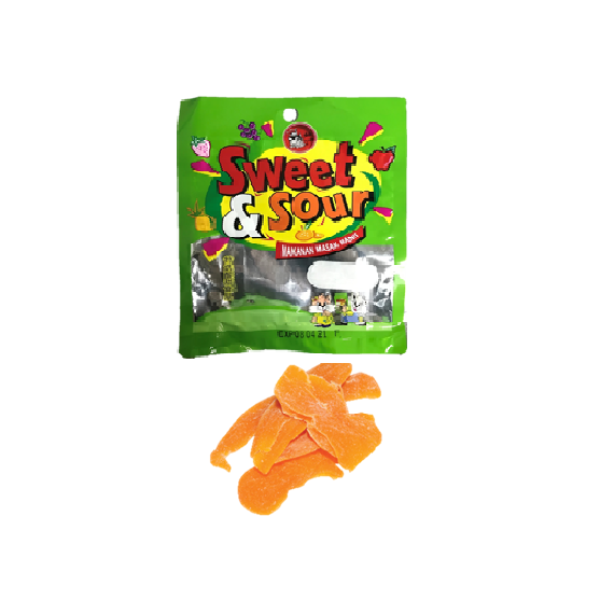 MIAOW MIAOW SWEET & SOUR PRESERVED-DEHYDRATED MANGOES 40G